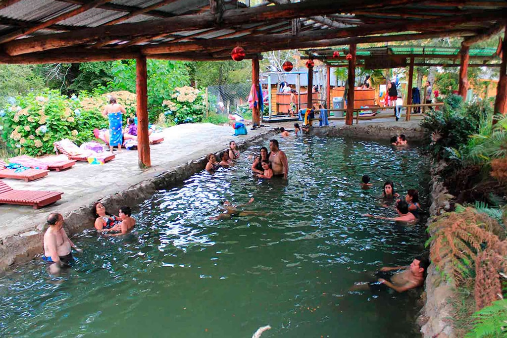 Termas de Manquecura en Panguipulli
